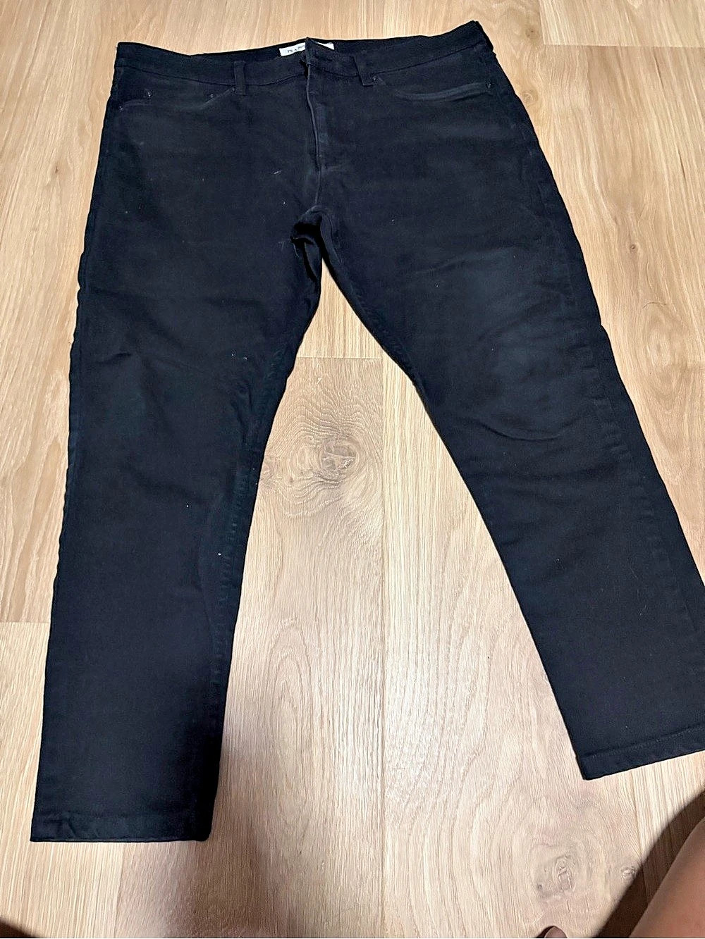 Tailored Fit Men's Black Chino Pants Waist 36 x 29